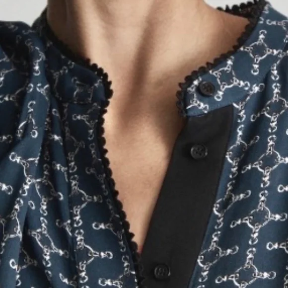 Reiss Vivian Printed Flippy Dress - Picture 4 of 15